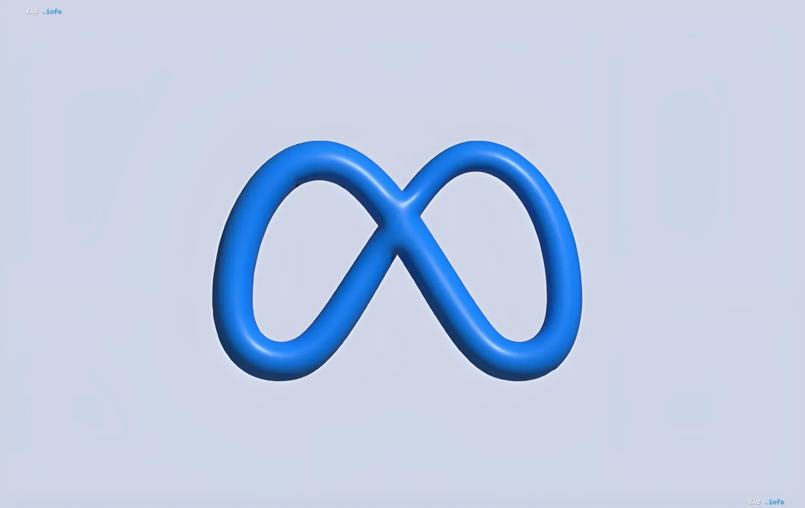 Blue infinity symbol — logo of Meta's Muse Code AI agent, now restricted for Ukrainian IP addresses