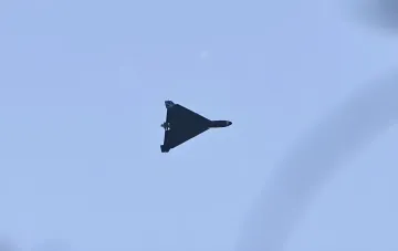 Український перехватник збиває реактивний дрон «Герань-5» у небі — другий інцидент за день за даними СБУ