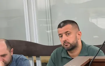 OGP prosecutor's driver Kutsiy at the Carthage case court hearing after posting 3 million UAH bail