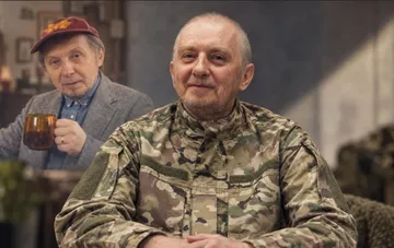 Украинский блогер Роман Чихаровский в камуфляжной форме после мобилизации в полк беспилотных систем