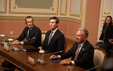 Witkoff and Kushner at the negotiation table on war de-escalation in New York