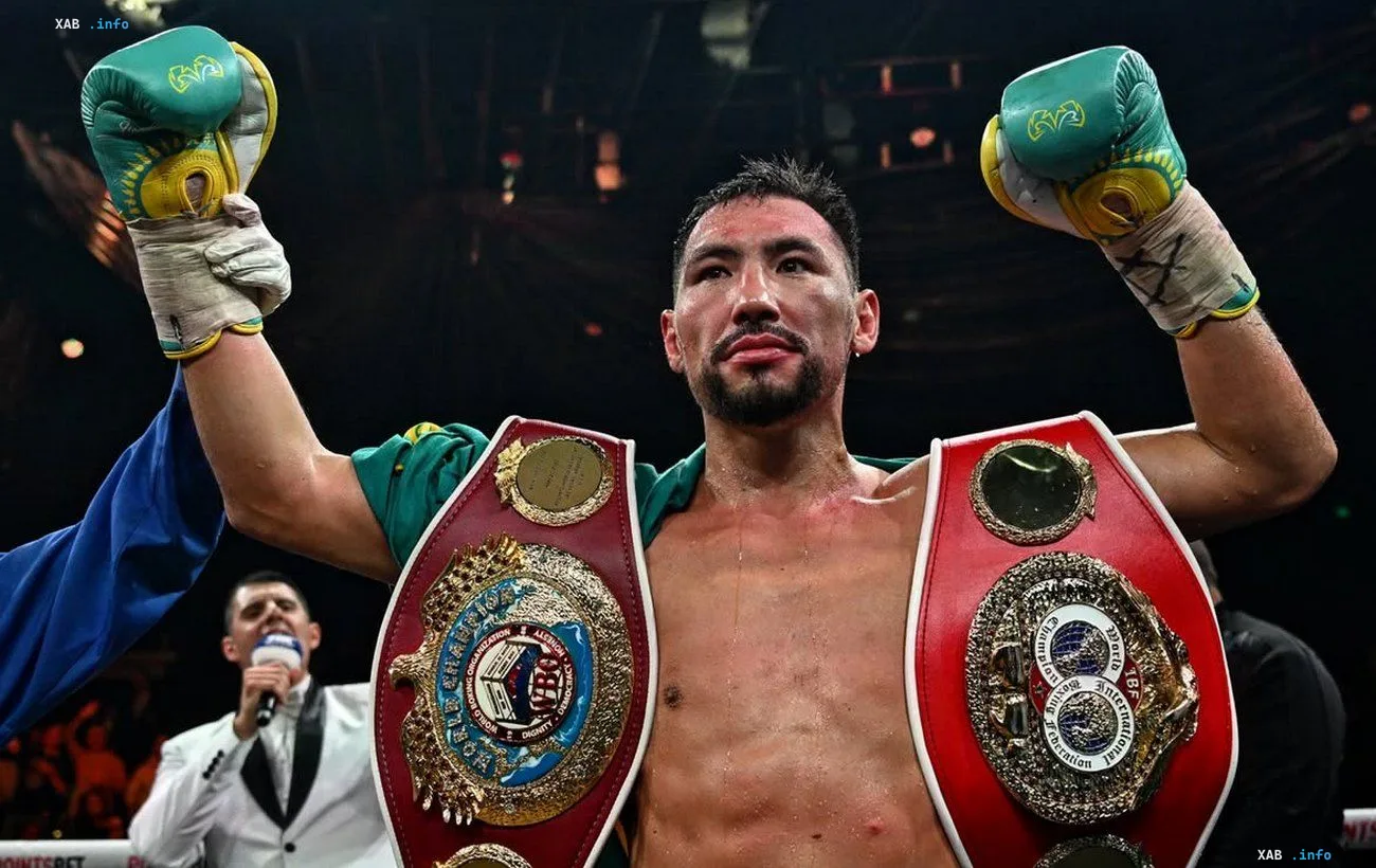 Боксёр с чемпионскими поясами WBO и IBF после победы, контекст ультиматума WBO командам Алимханулы и Банка за вакантный пояс в суперсреднем весе