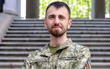 Artem Martynenko in der Uniform der ukrainischen Streitkräfte, Schöpfer des DELTA-Kampfsystems, zum stellvertretenden Oberbefehlshaber für Digitalisierung ernannt