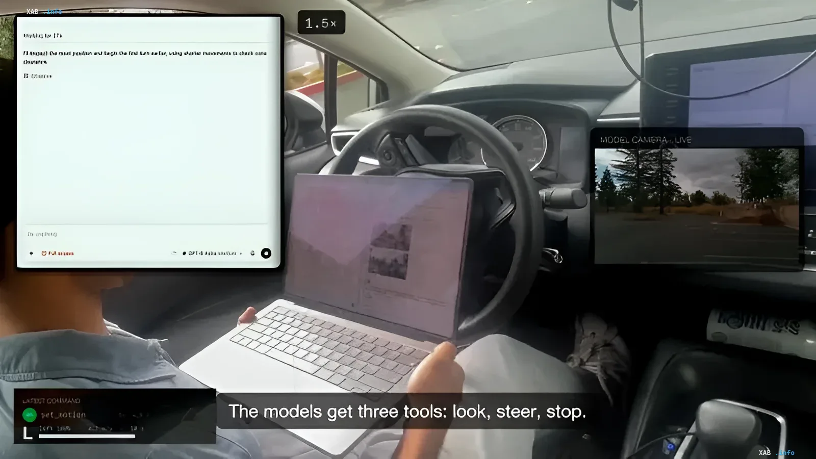 OpenAI GPT-6 Astra Künstliche Intelligenz steuert ein Auto auf einer Teststrecke