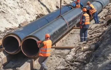 Прокладка резервной теплотрассы на Теремках в Киеве