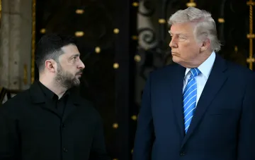 Дональд Трамп и Владимир Зеленский на встрече в ООН