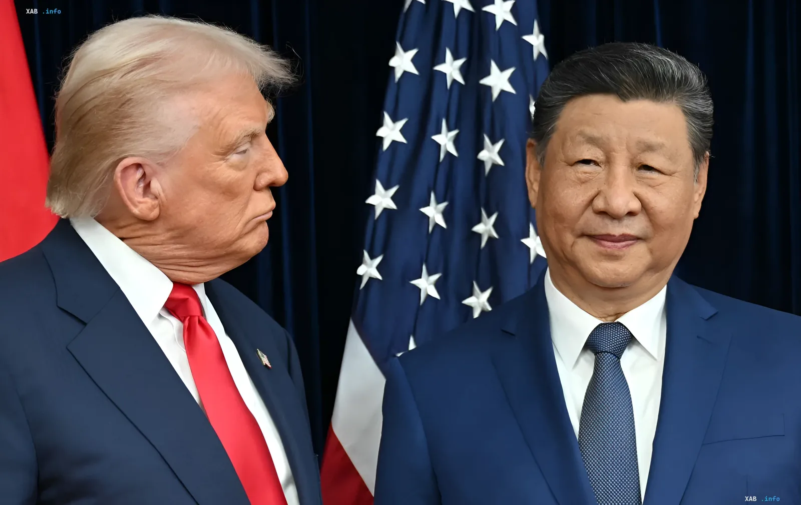 Дональд Трамп и Си Цзиньпин во время встречи в Белом доме