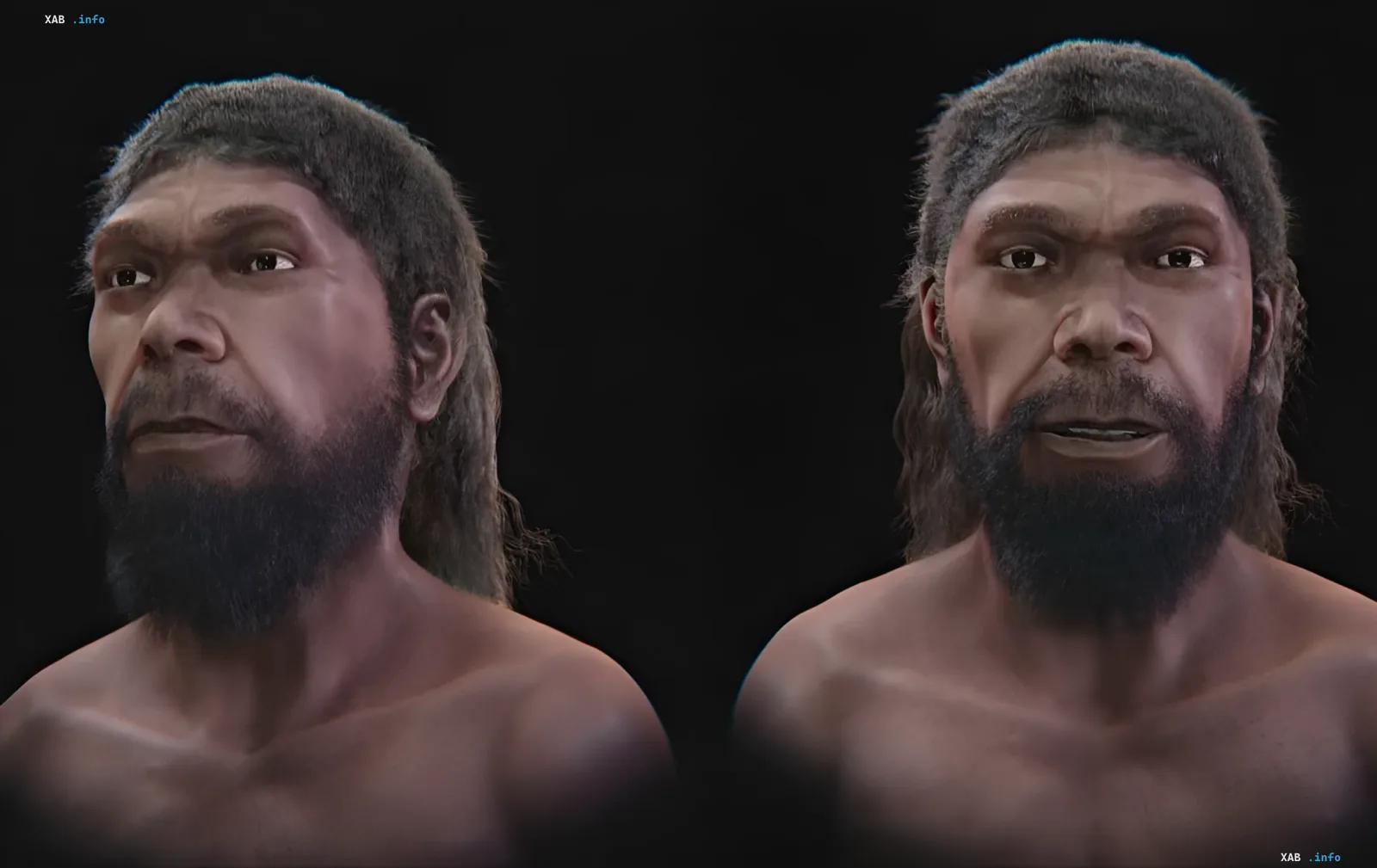3D-модель лица древнейшего Homo sapiens из Джебель-Ирхуда