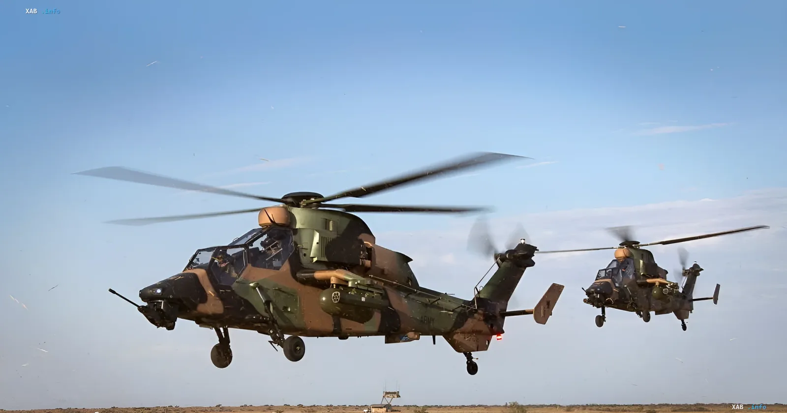 Australischer ARH Tiger Kampfhubschrauber im Flug