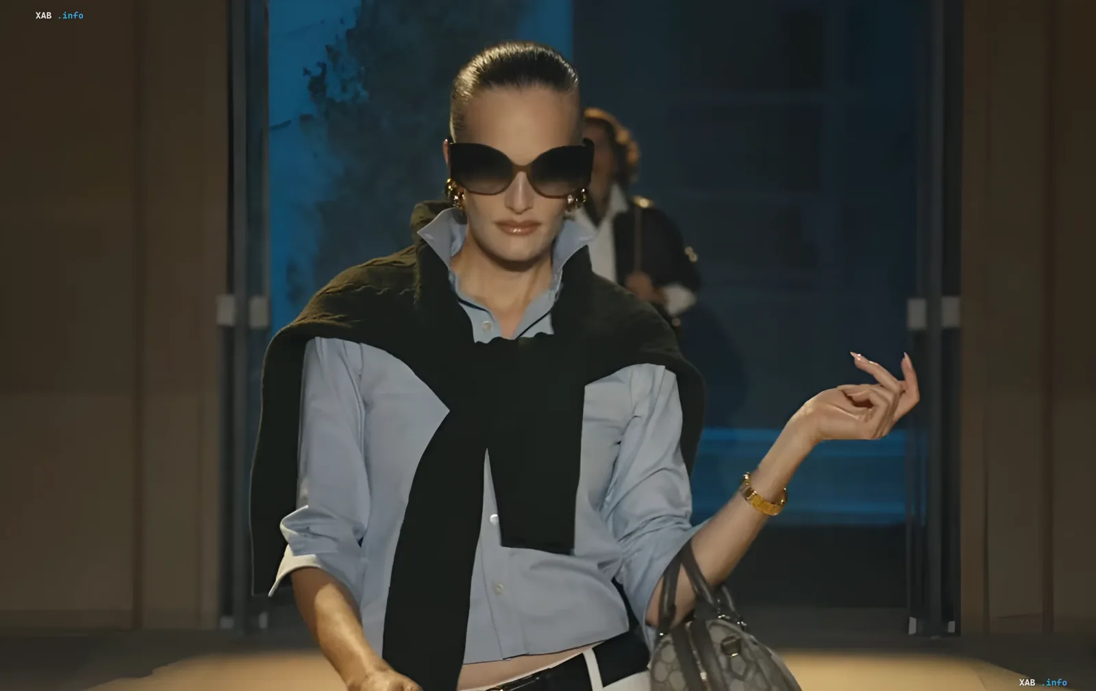 Модели на подиуме во время показа коллекции Gucci Spring/Summer 2027 в Милане
