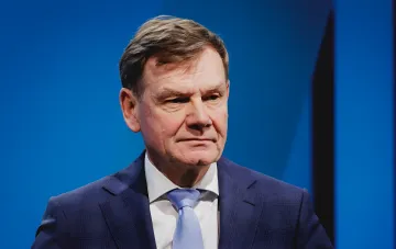 Глава МИД Германии Йоханн Вадефуль во время пресс-конференции