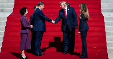 Дональд Трамп и Си Цзиньпин на встрече высокого уровня