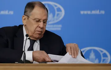 Сергей Лавров на трибуне Генассамблеи ООН