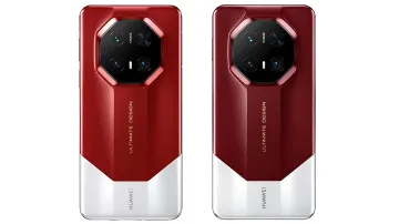 Рендеры смартфона Huawei Mate 90 RS Ultimate Design в красном и светлом оформлении