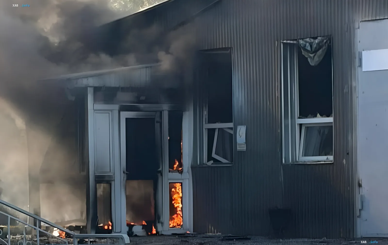 Air quality deterioration in Brovary and Obukhiv following drone attack