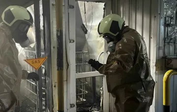 Последствия атаки на склад в Броварском районе