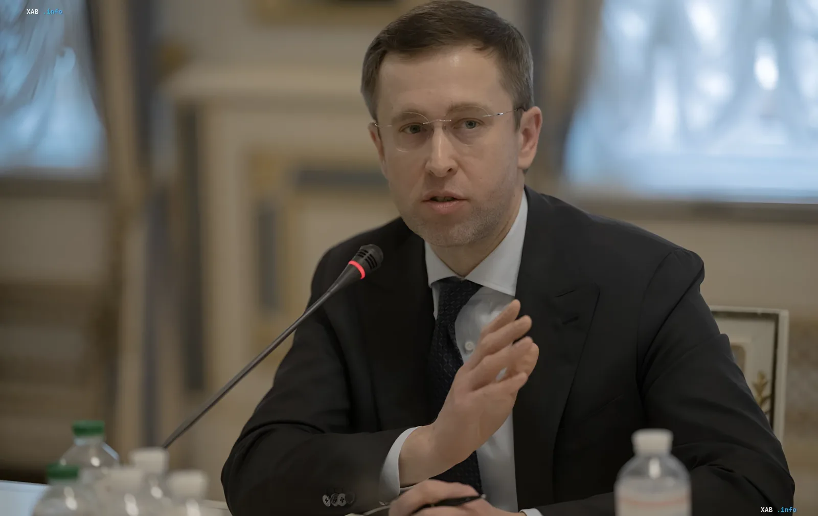 Сергей Корецкий выступает с обращением о подготовке к зиме