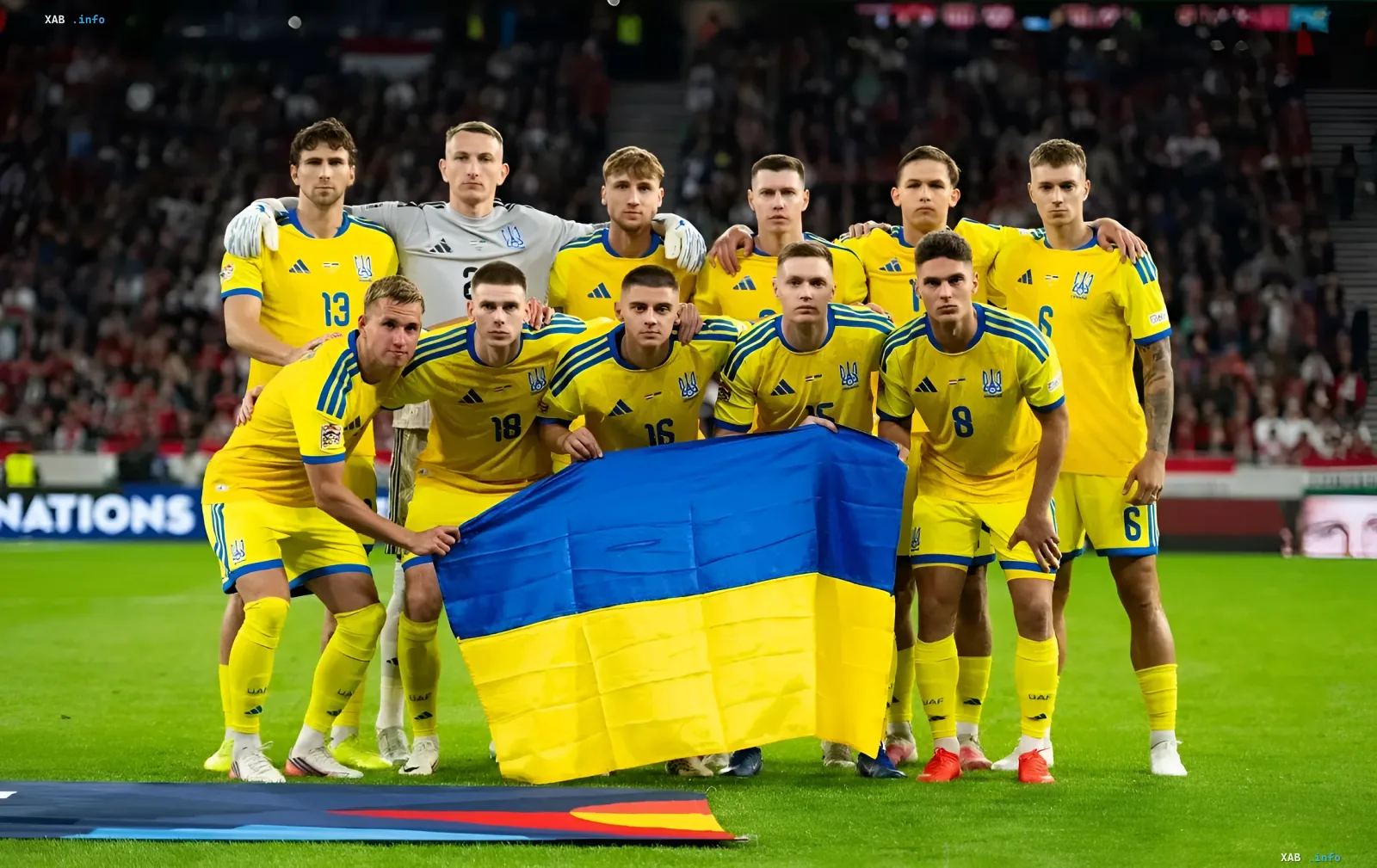 Ukraine national football team match in the Nations League
