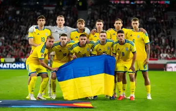 Spiel der ukrainischen Fußballnationalmannschaft in der Nations League