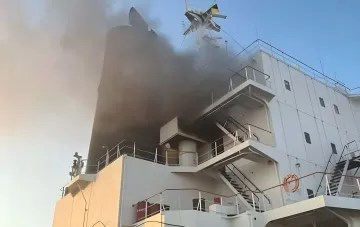 Сухогруз в Черном море на фоне зернового кризиса
