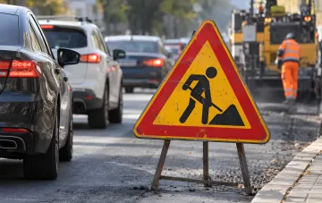 Ограничение движения транспорта на Европейской площади в Киеве