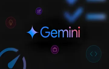 Интерфейс чат-бота Gemini на экране устройства при обновлении функций