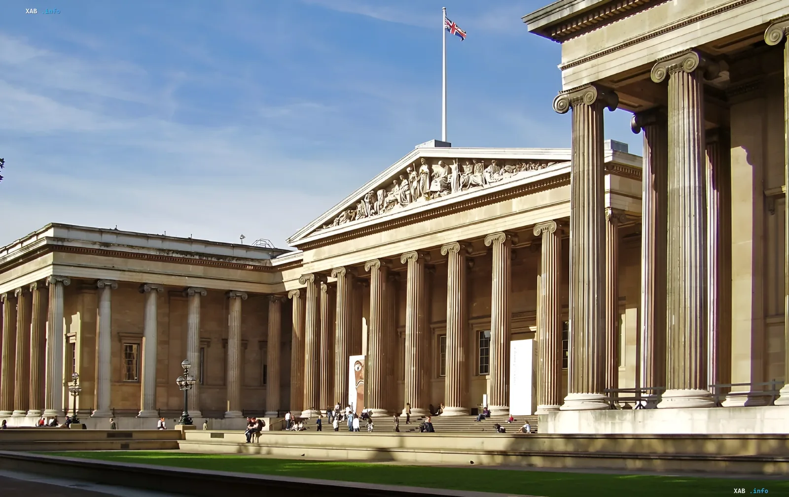 Gebäude des British Museum in London