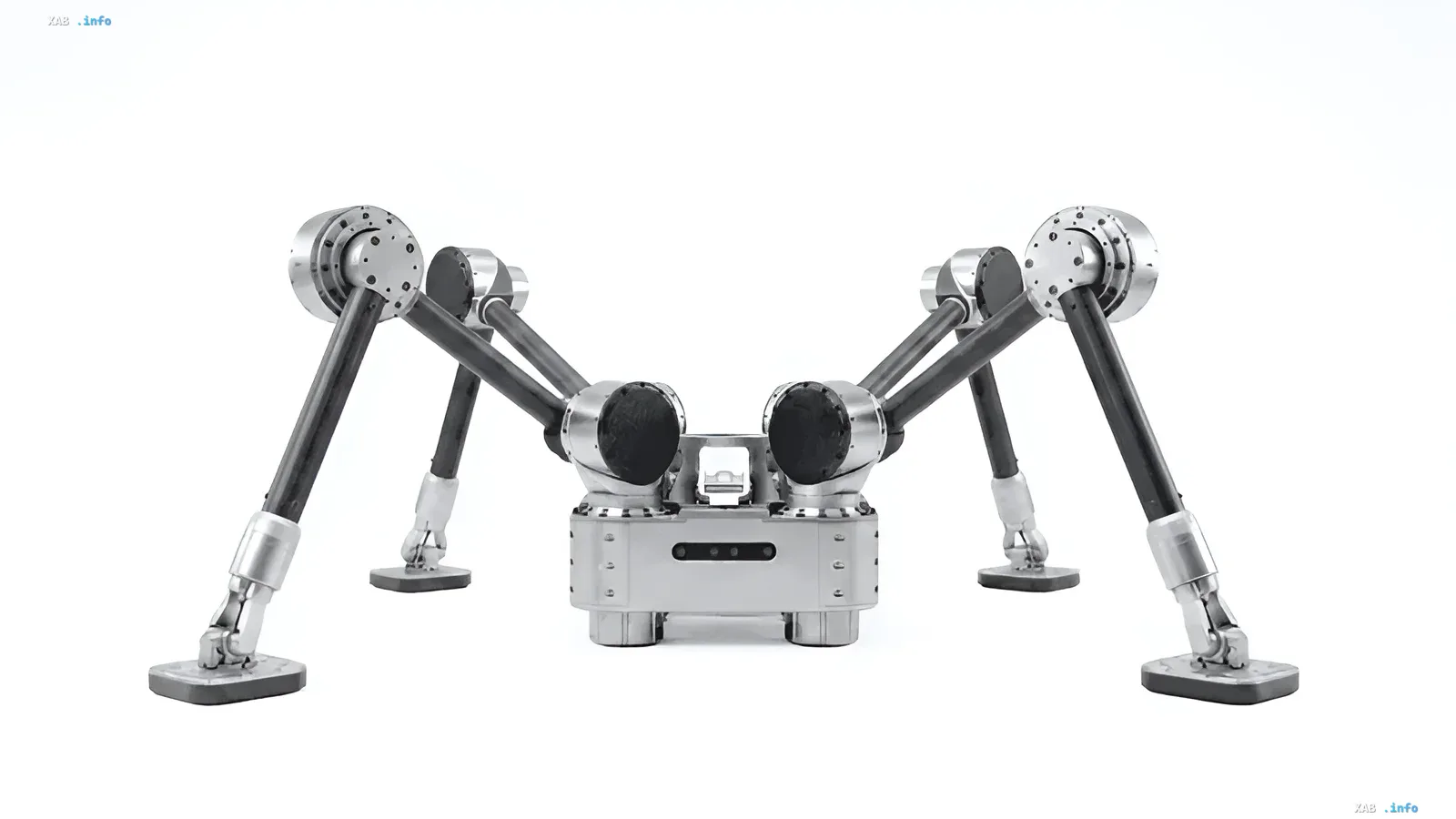 DIDEN Spider-Roboter auf einer Metallstruktur