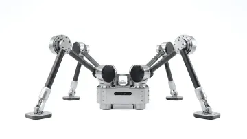 DIDEN Spider robot on a metal structure