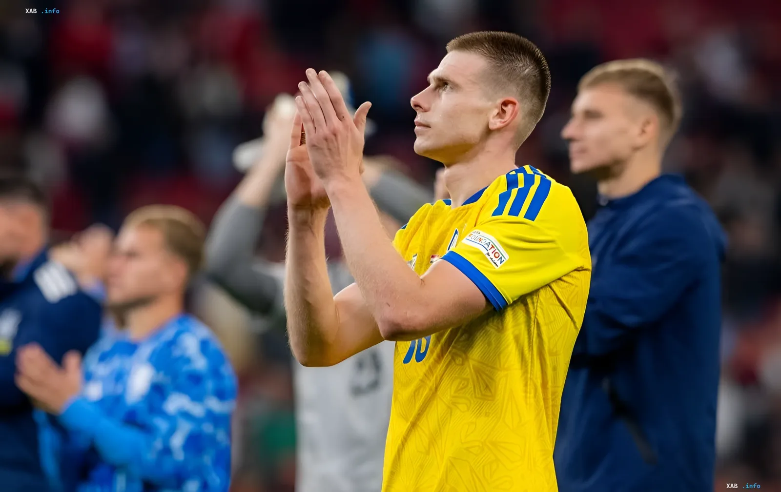 Ukrainische Nationalspieler bereiten sich auf das Nations-League-Spiel vor