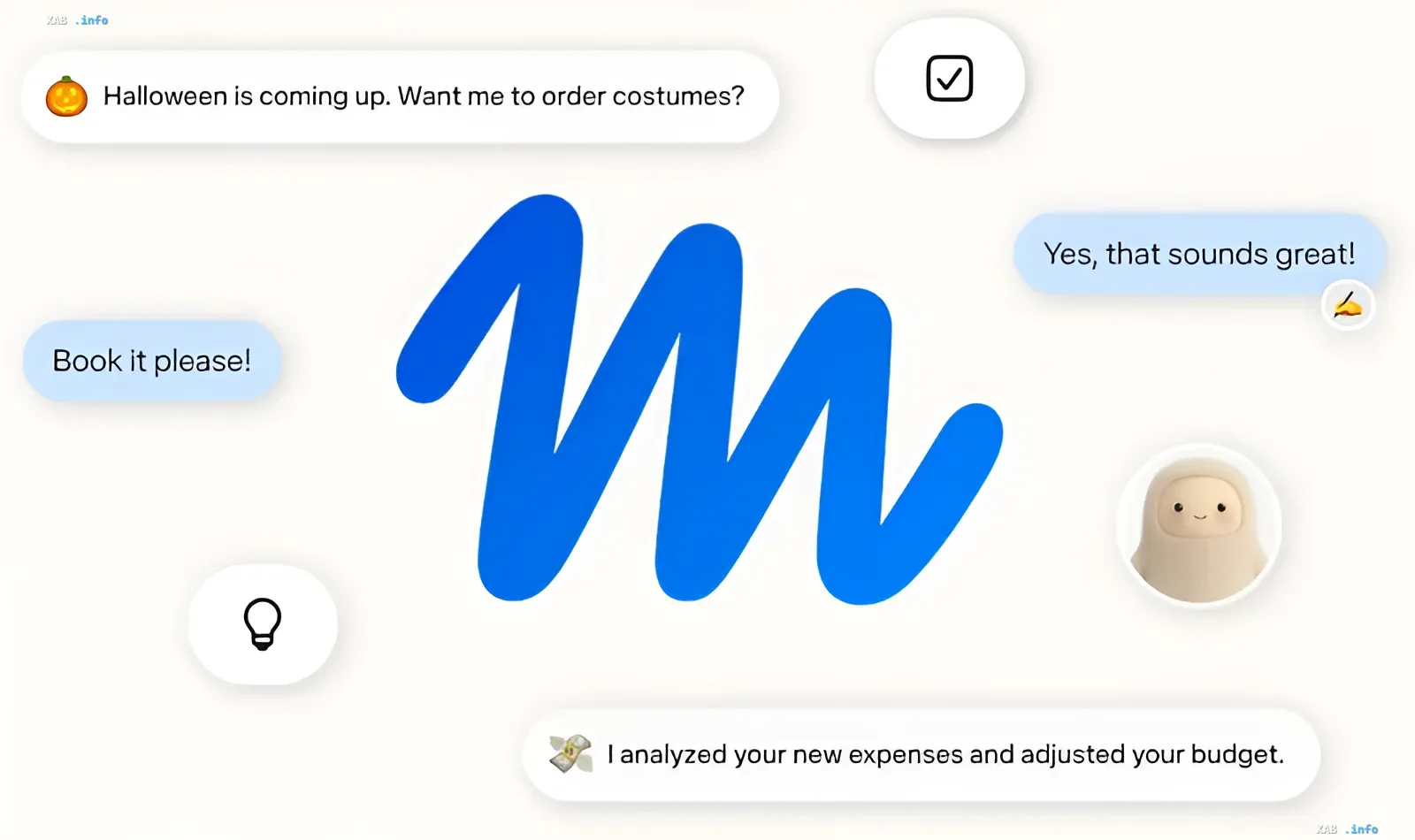 Artificial intelligence interface and smartphone with sale notification