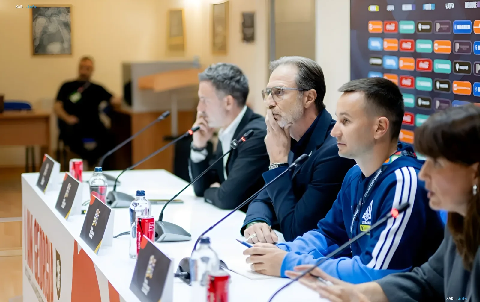 Anatoliy Trubin in the Ukraine national team match