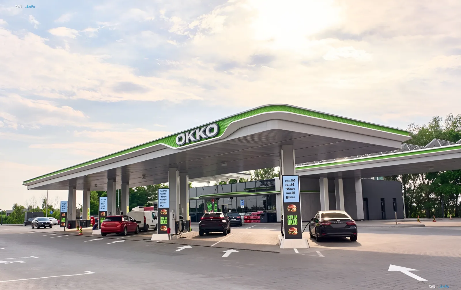 Moderne OKKO-Tankstelle ausgezeichnet als Tankstelle des Jahres 2026