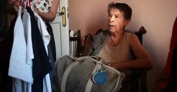 Протесты в Мадриде против выселения 87-летней женщины
