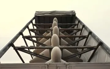 Jet drone in the sky over Ukraine