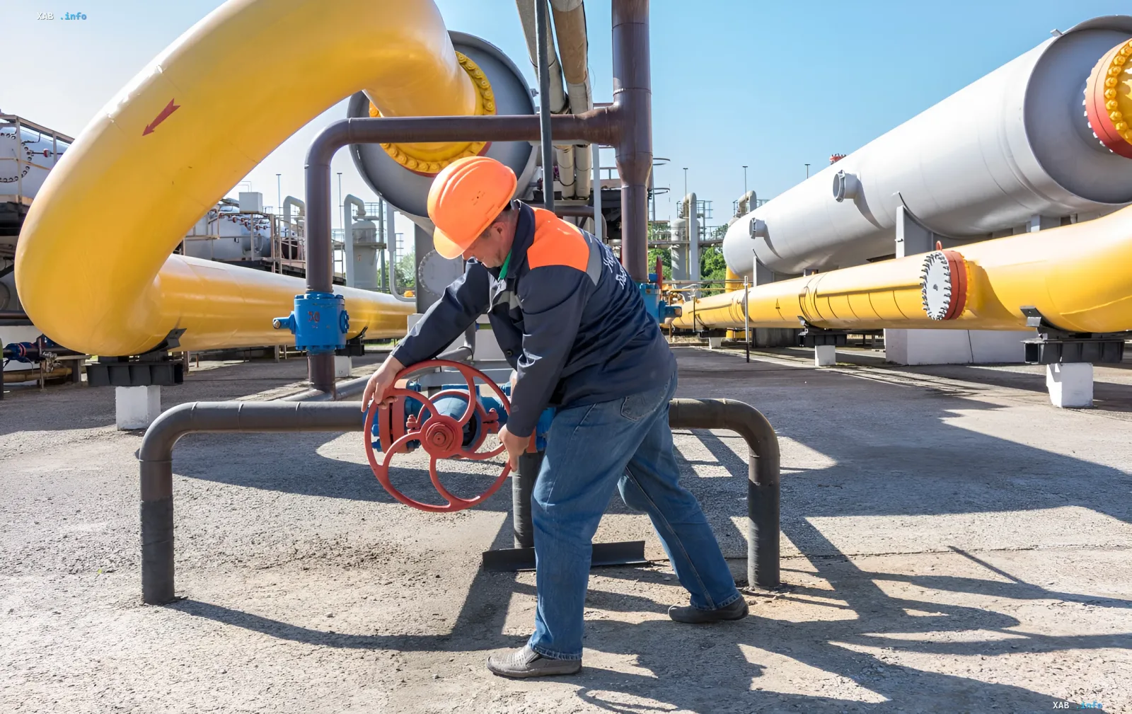 Underground gas storage facility in Ukraine with reserves ahead of the heating season