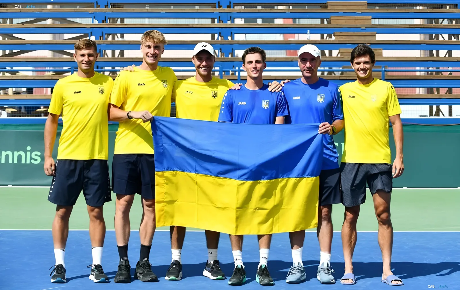 Мужская сборная Украины по теннису на турнире Кубок Дэвиса