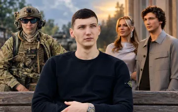 Военный Дмитрий Бабчук с женой Лесей Никитюк