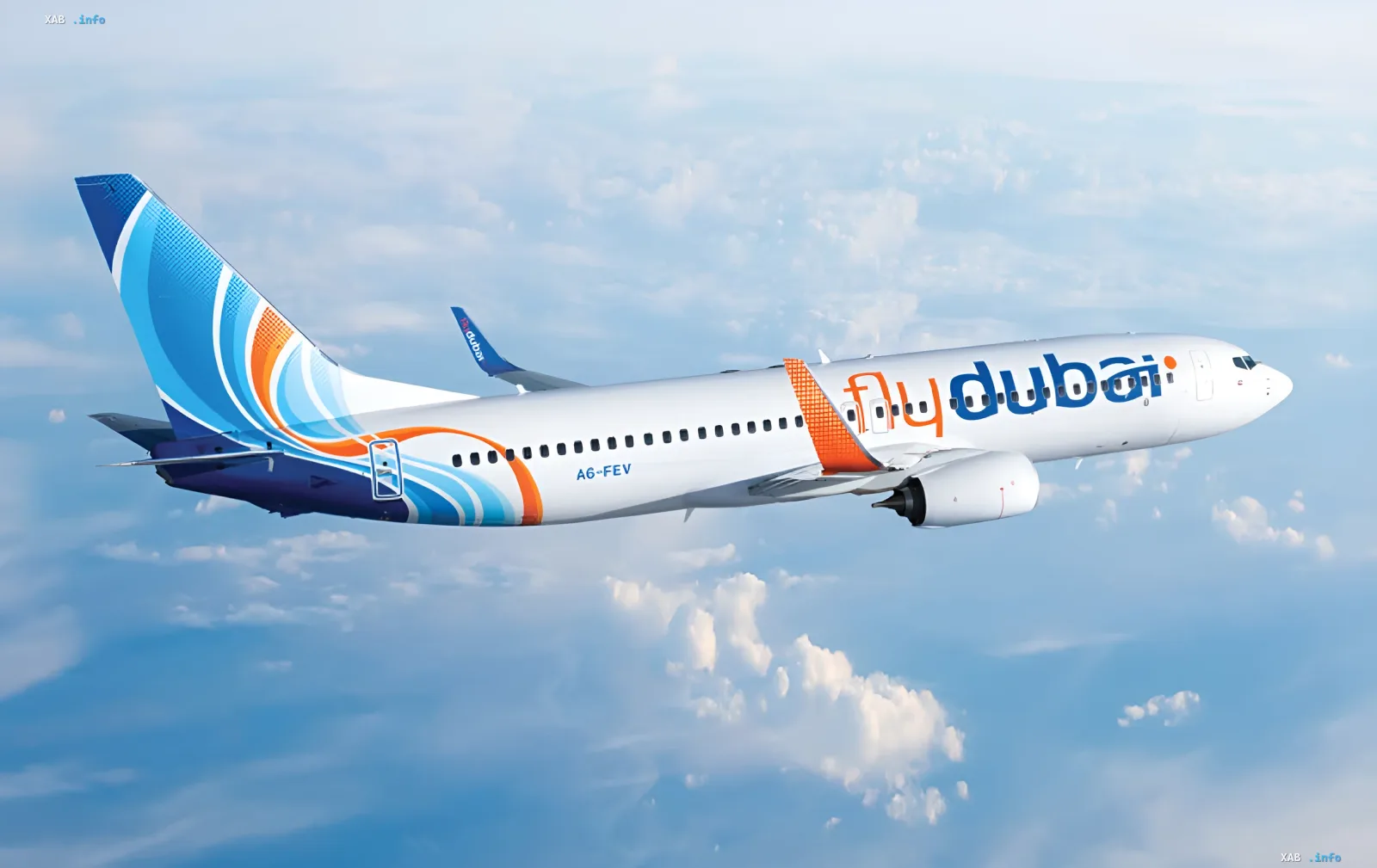 Самолет авиакомпании Flydubai в аэропорту