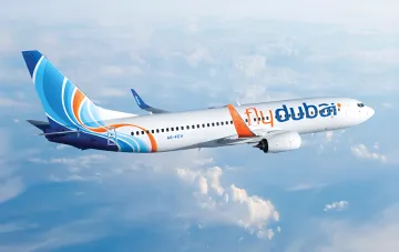 Самолет авиакомпании Flydubai в аэропорту