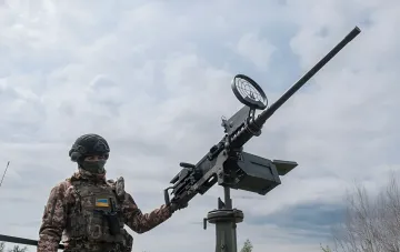 Українська система ППО захищає промисловий об'єкт