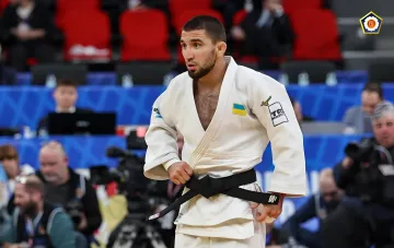 Dilschot Chalmatow bei einem Judowettkampf