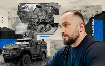 Armored vehicle produced by Ukrainian company Ukr Armo Tech