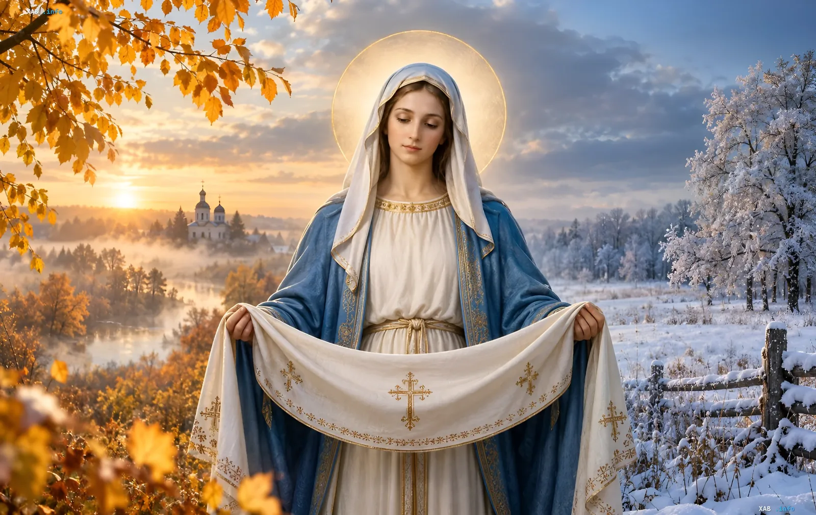 Folk omens on the Intercession of the Holy Virgin to predict winter