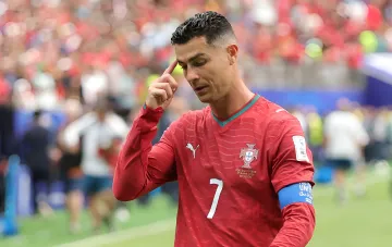 Cristiano Ronaldo im Training der portugiesischen Nationalmannschaft