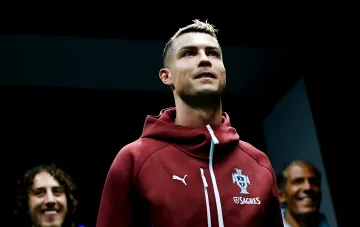 Cristiano Ronaldo beim Training der portugiesischen Nationalmannschaft