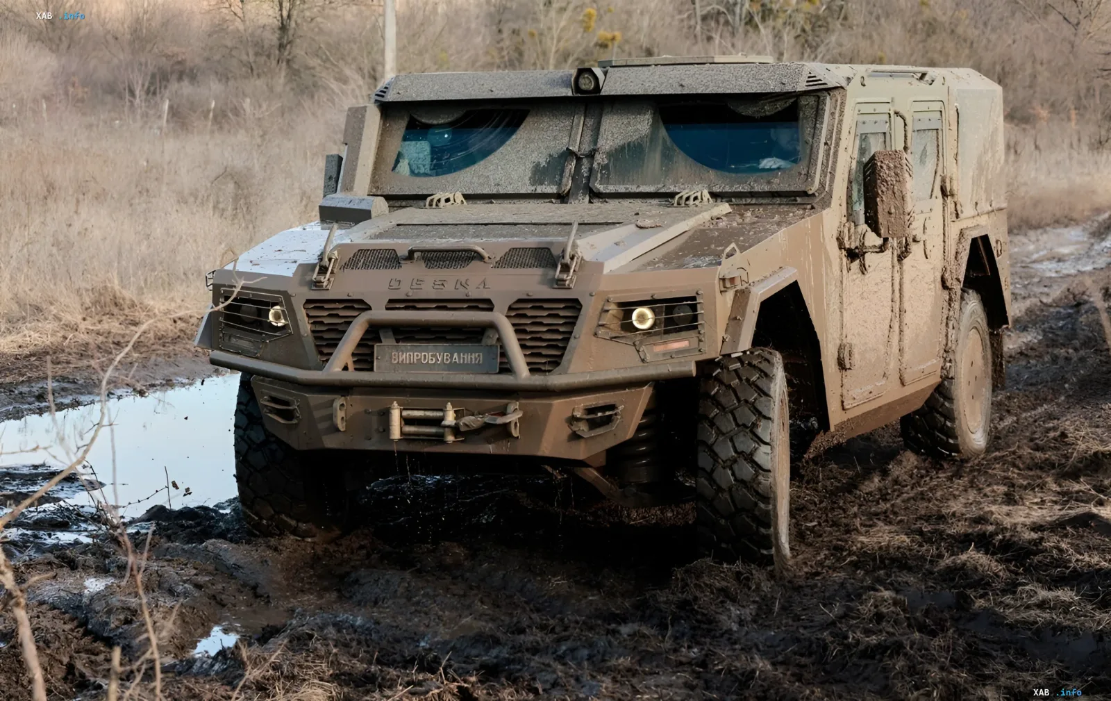 Ground robotic system during testing
