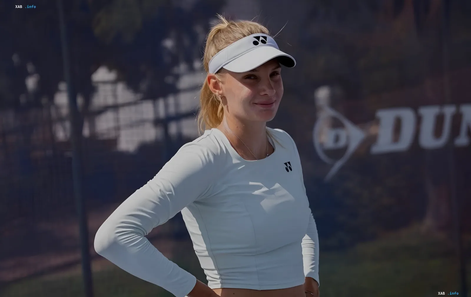 Ukrainian tennis player Dayana Yastremska at the tournament in Beijing