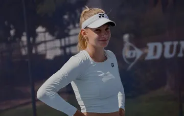 Ukrainian tennis player Dayana Yastremska at the tournament in Beijing