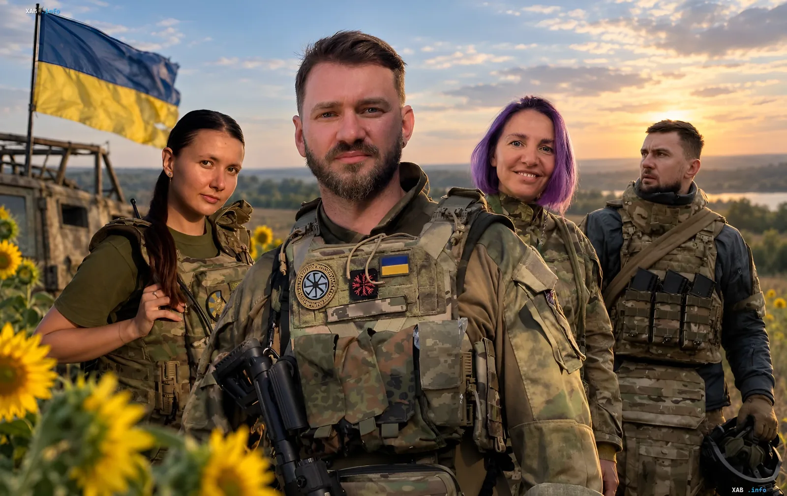 Известные украинские военные и деятели искусства на фронте
